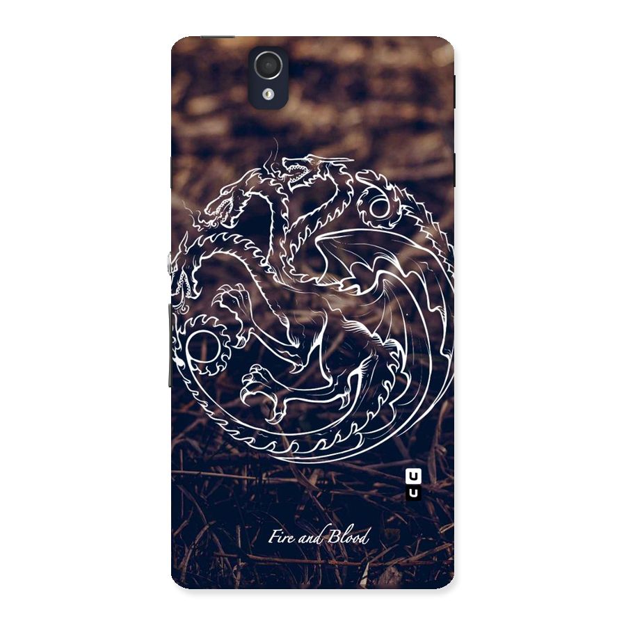 White Circle Back Case for Sony Xperia Z