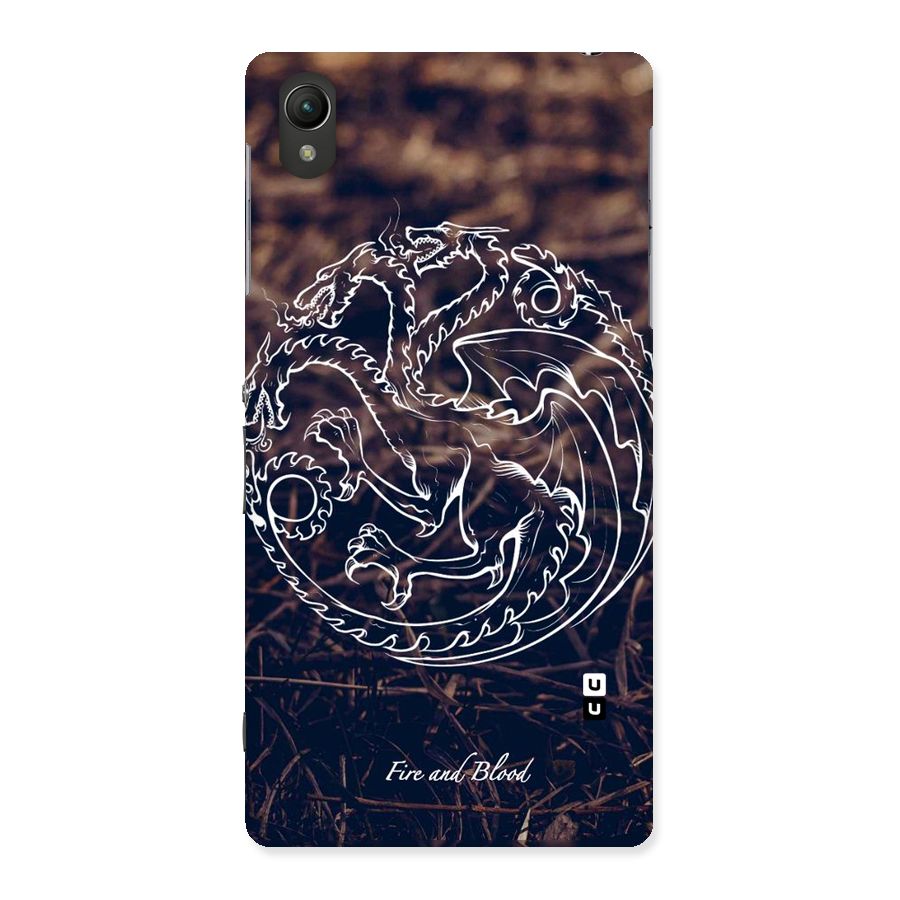 White Circle Back Case for Sony Xperia Z2