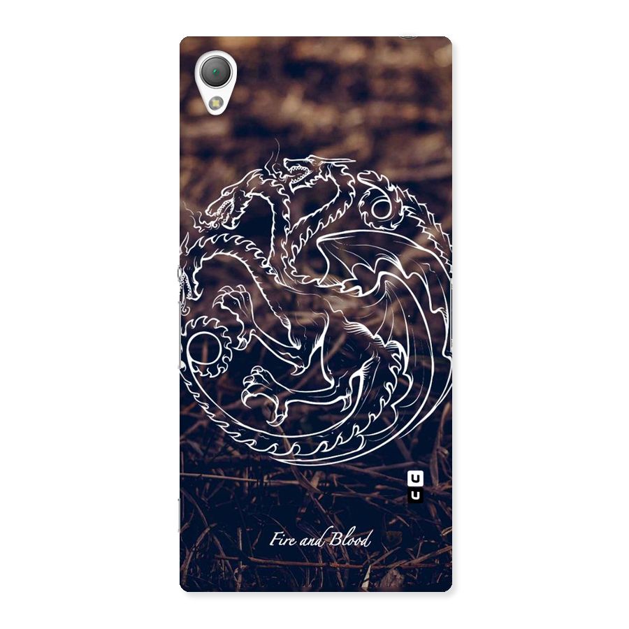White Circle Back Case for Sony Xperia Z3