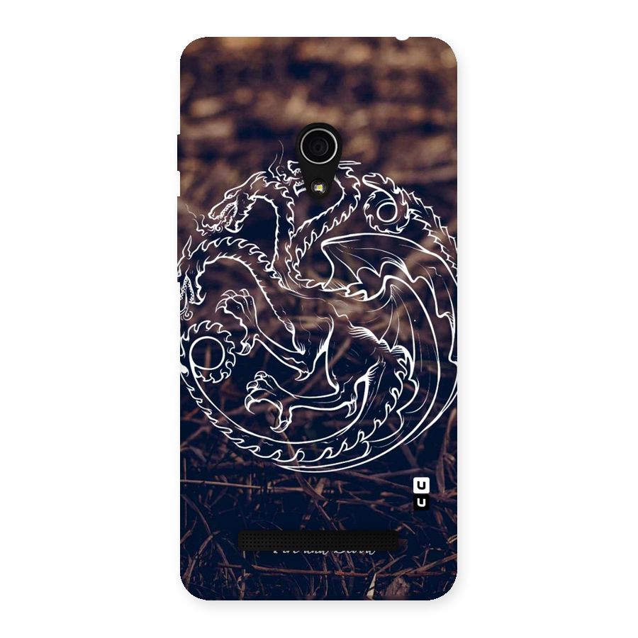 White Circle Back Case for Zenfone 5