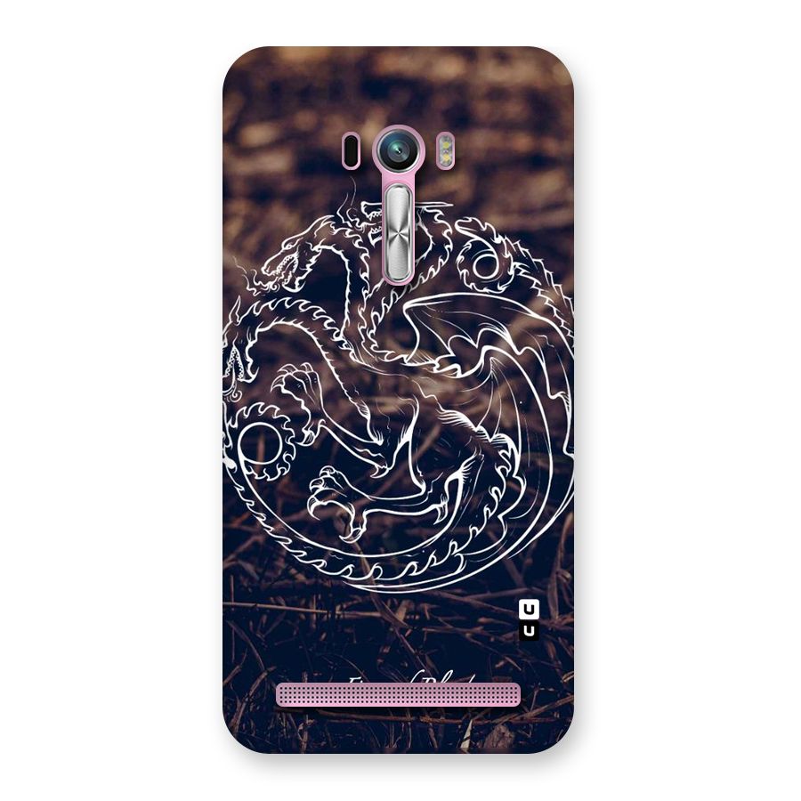White Circle Back Case for Zenfone Selfie