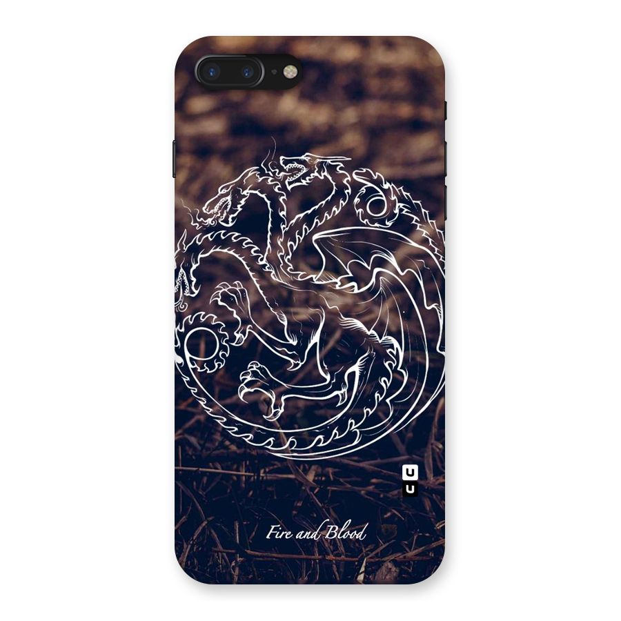 White Circle Back Case for iPhone 7 Plus