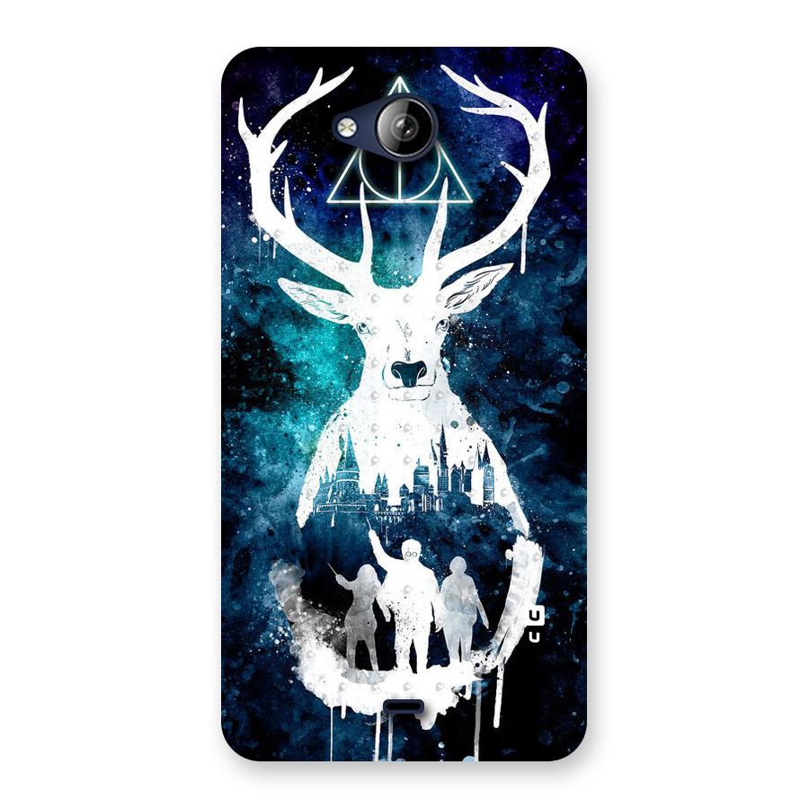 White Deer Back Case for Canvas Play Q355