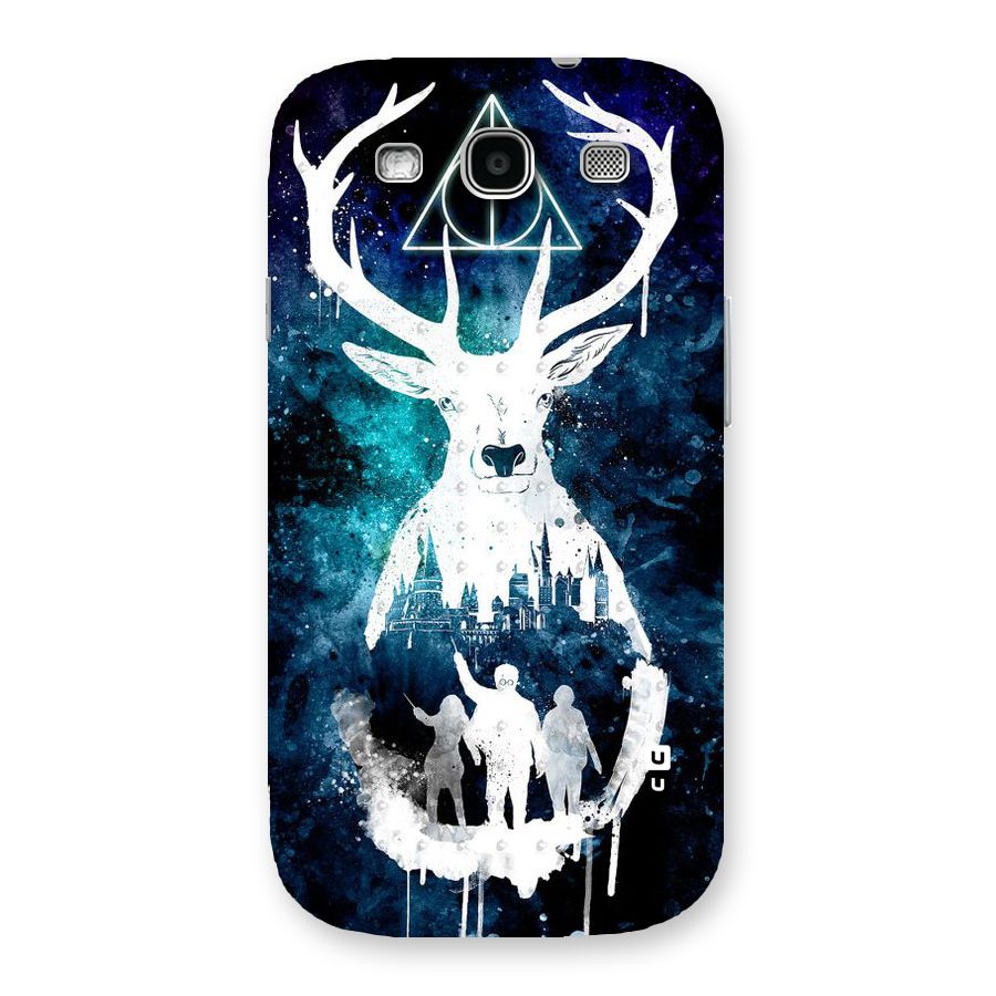 White Deer Back Case for Galaxy S3