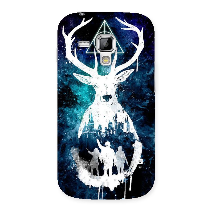 White Deer Back Case for Galaxy S Duos