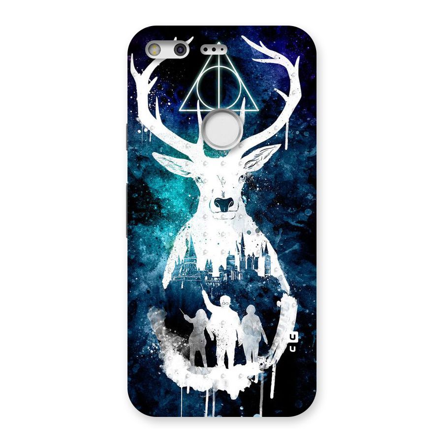 White Deer Back Case for Google Pixel