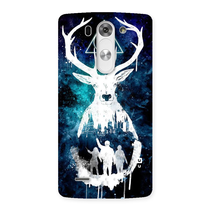 White Deer Back Case for LG G3 Mini