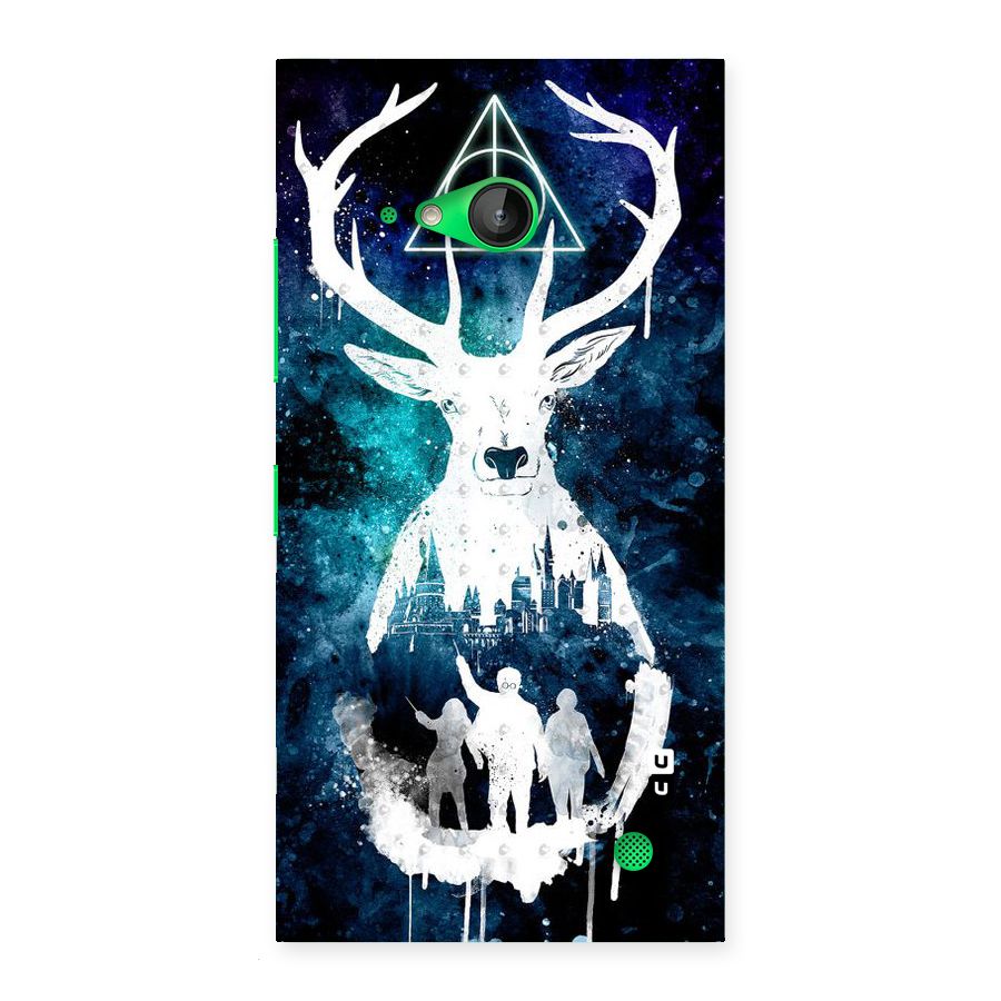 White Deer Back Case for Lumia 730