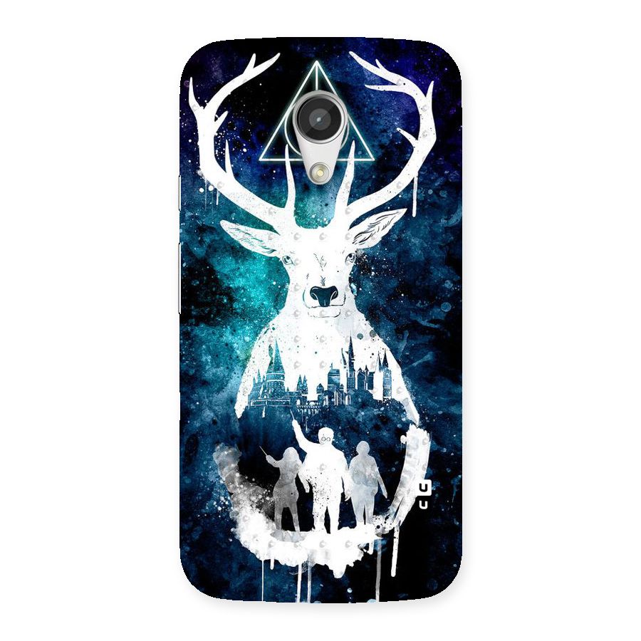 White Deer Back Case for Moto G 2nd Gen