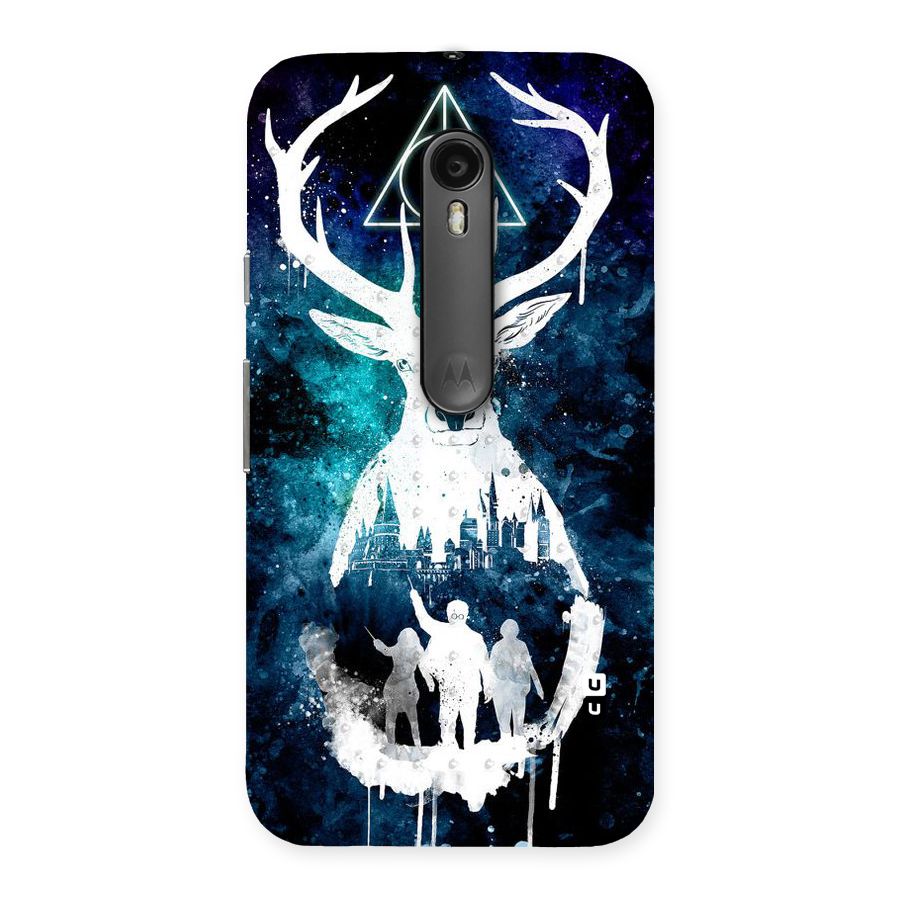 White Deer Back Case for Moto G Turbo
