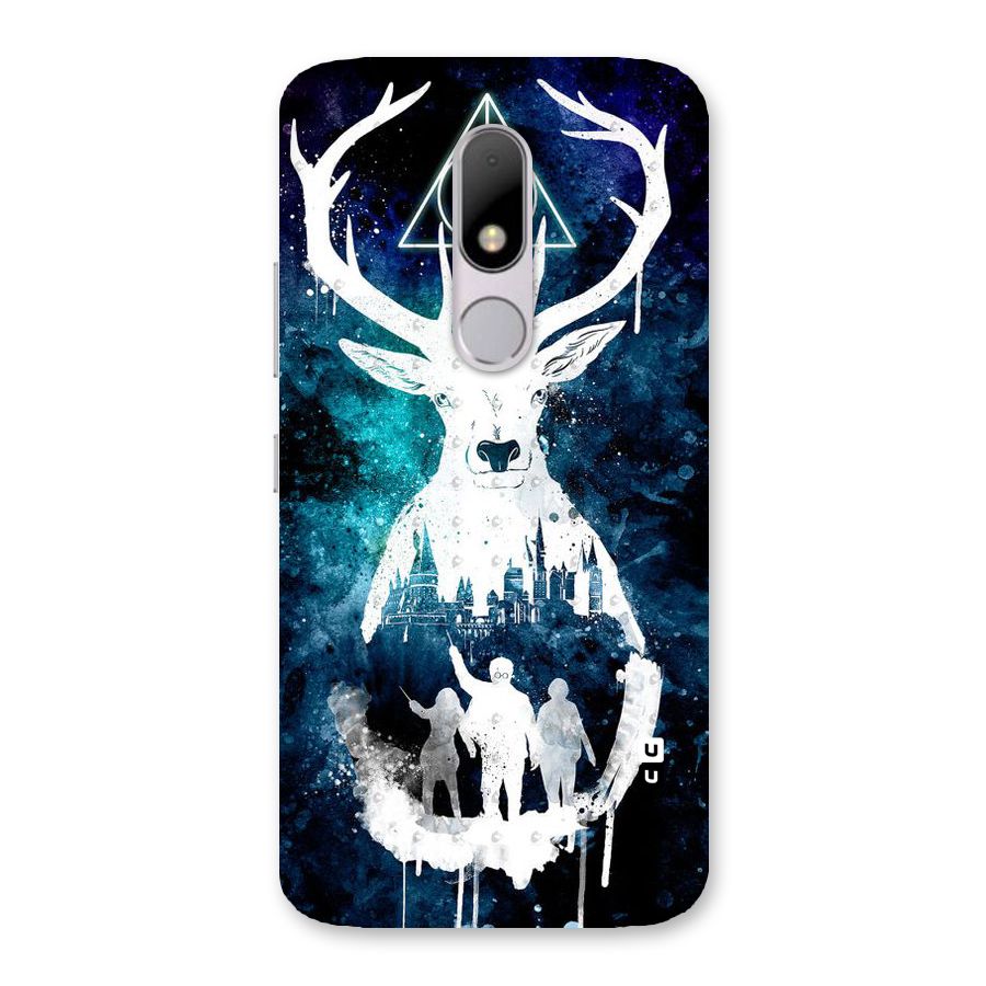 White Deer Back Case for Moto M