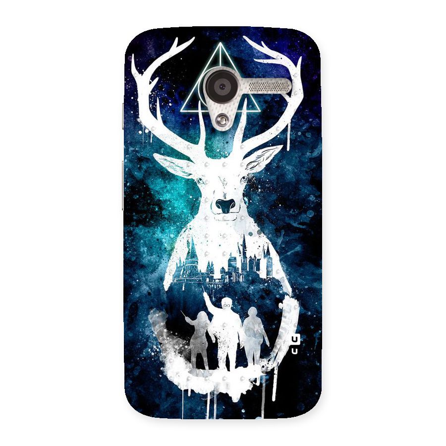 White Deer Back Case for Moto X