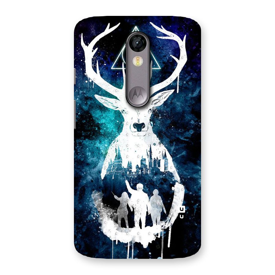 White Deer Back Case for Moto X Force