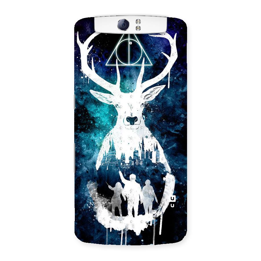 White Deer Back Case for Oppo N1