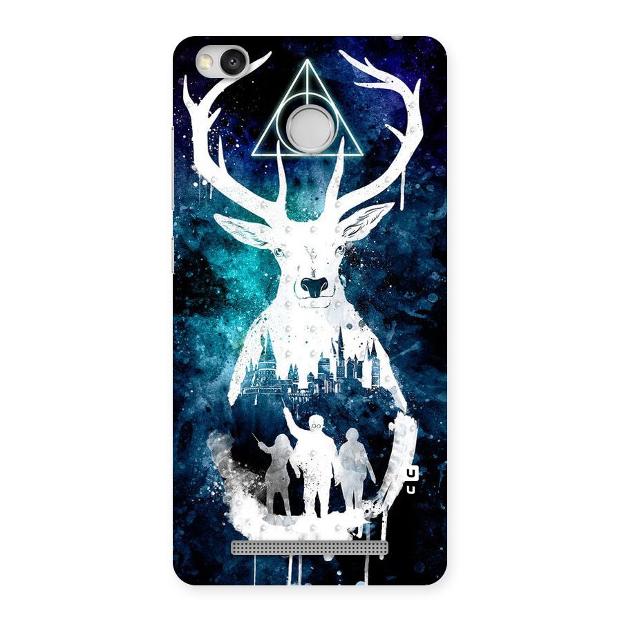 White Deer Back Case for Redmi 3S Prime