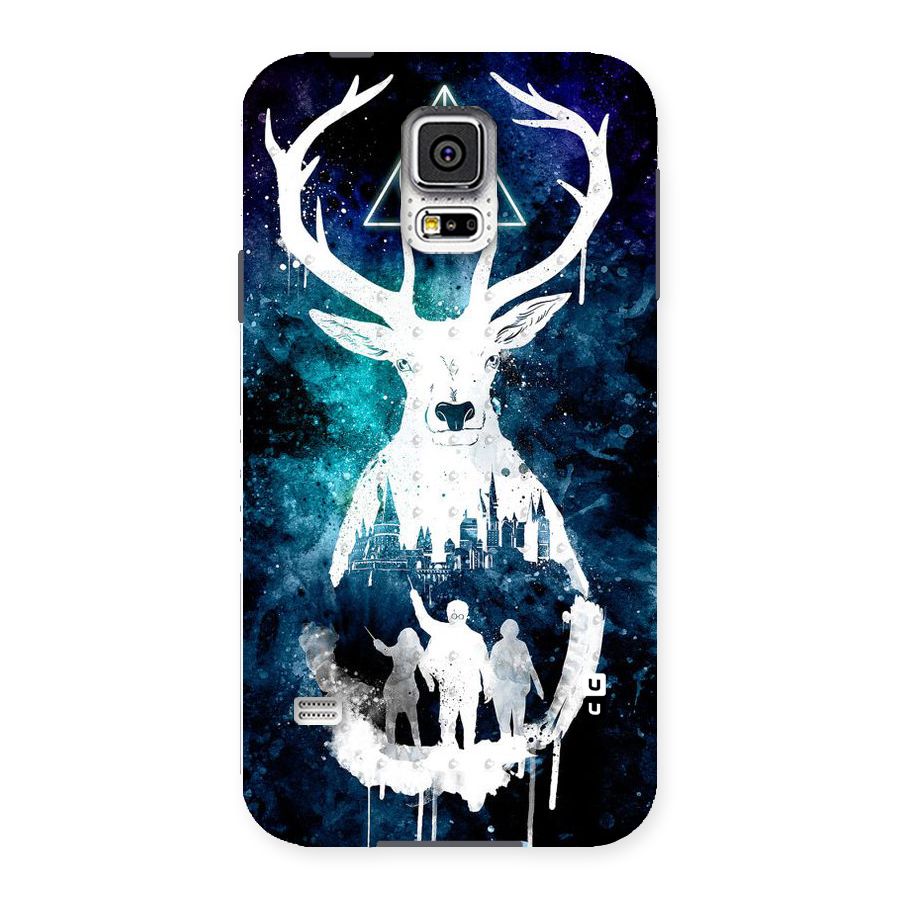 White Deer Back Case for Samsung Galaxy S5