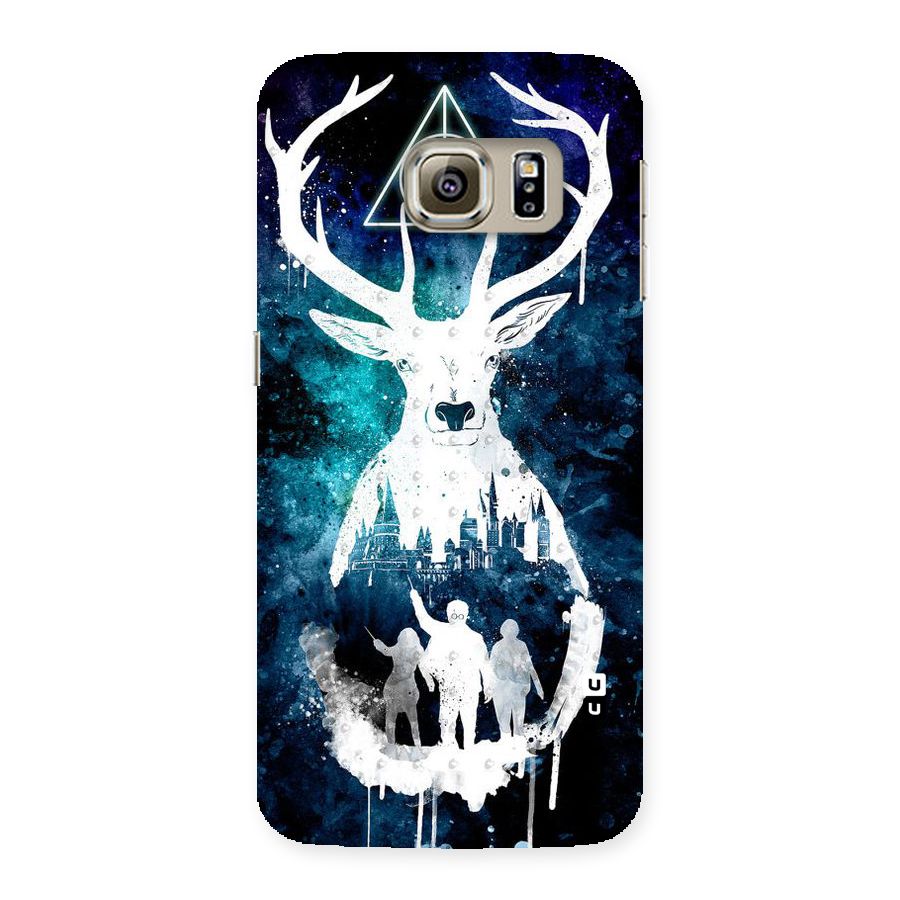 White Deer Back Case for Samsung Galaxy S6 Edge