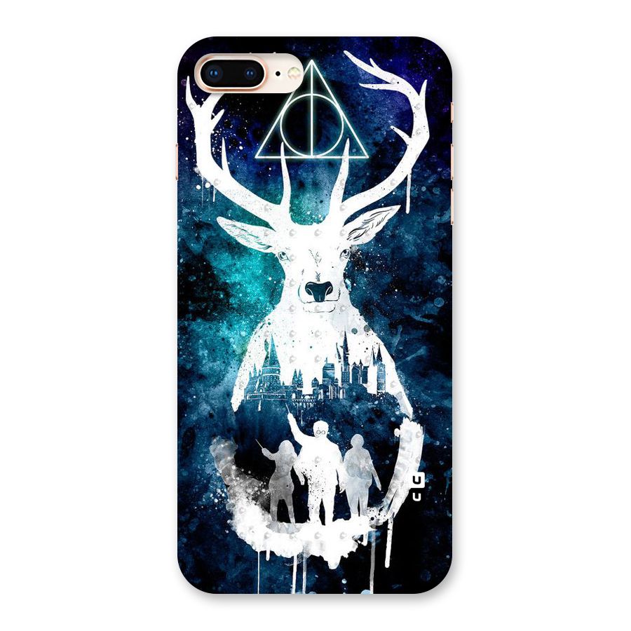 White Deer Back Case for iPhone 8 Plus
