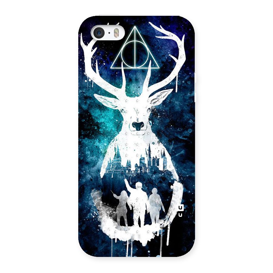 White Deer Back Case for iPhone SE