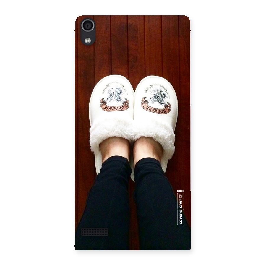 White Feets Back Case for Ascend P6
