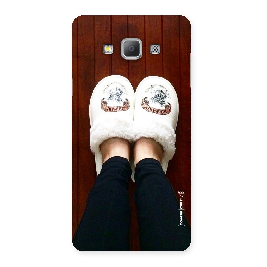 White Feets Back Case for Galaxy A7
