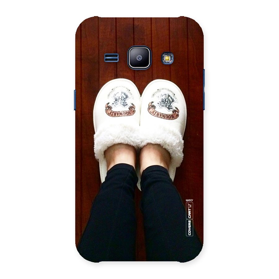 White Feets Back Case for Galaxy J1