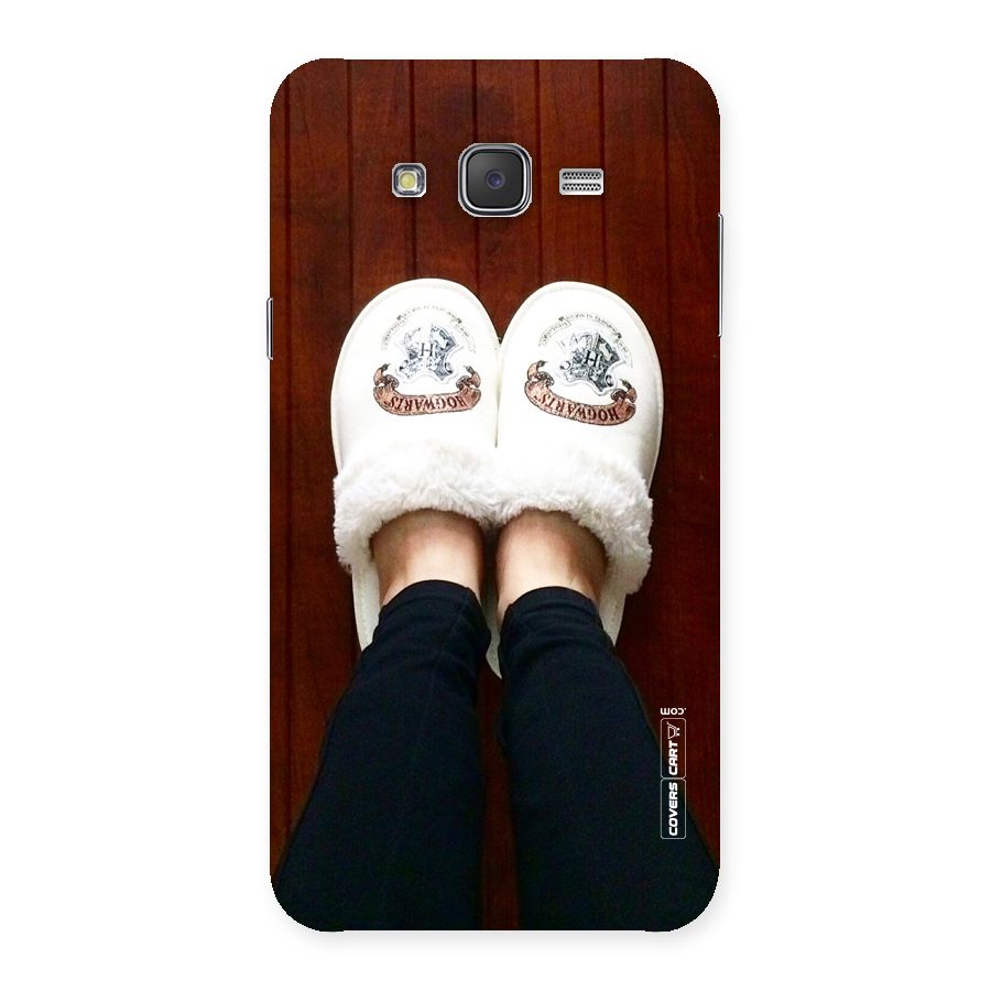 White Feets Back Case for Galaxy J7