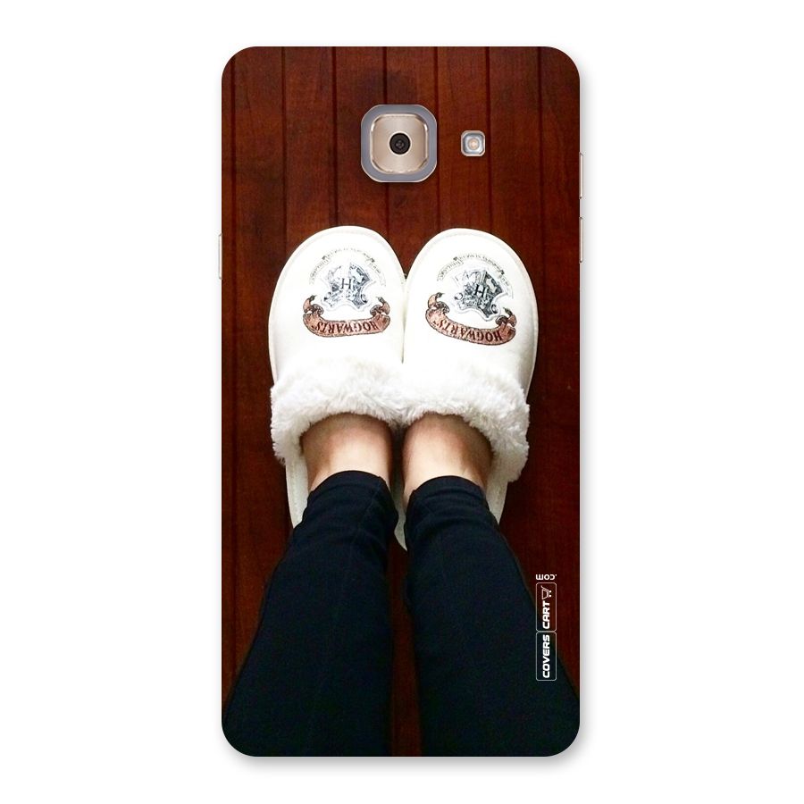 White Feets Back Case for Galaxy J7 Max