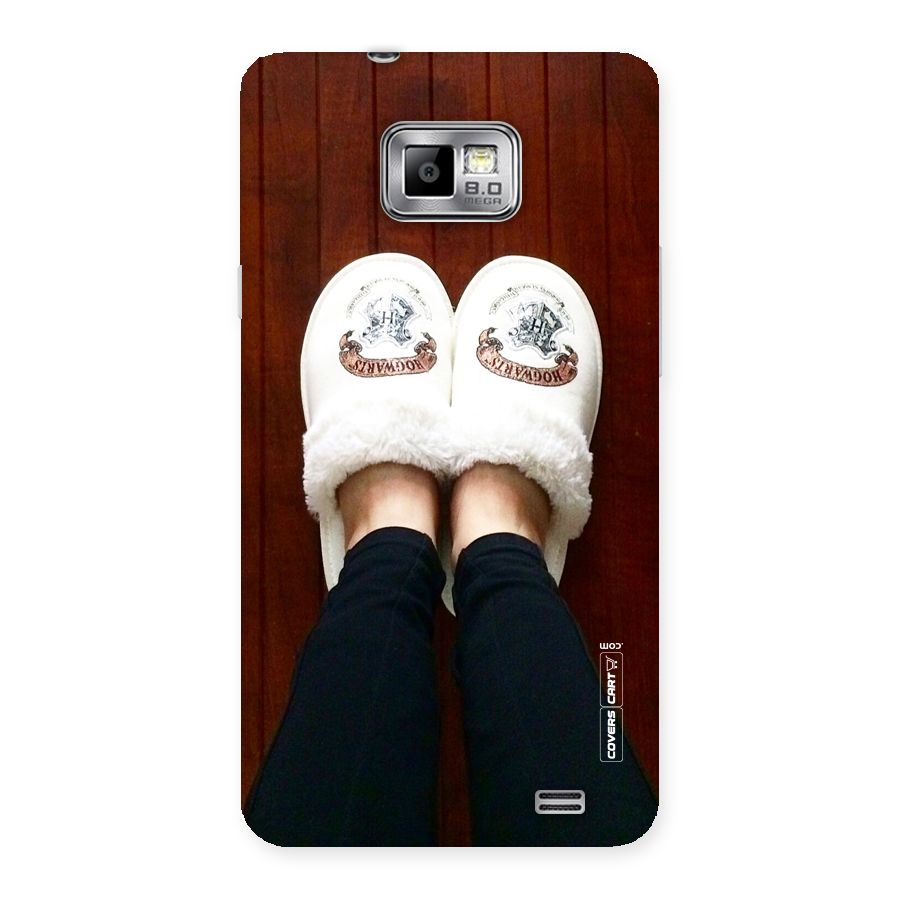 White Feets Back Case for Galaxy S2