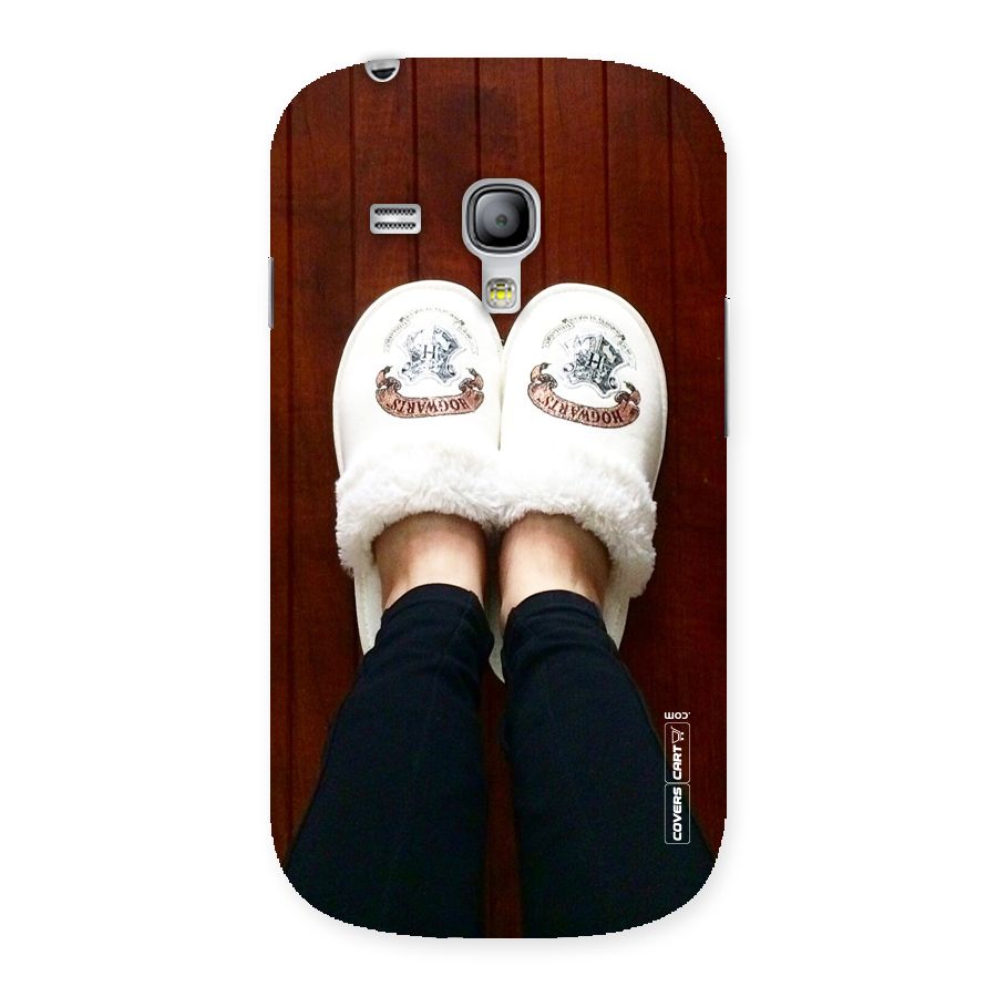 White Feets Back Case for Galaxy S3 Mini