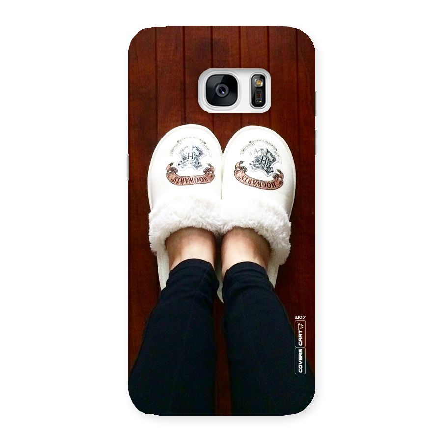 White Feets Back Case for Galaxy S7 Edge