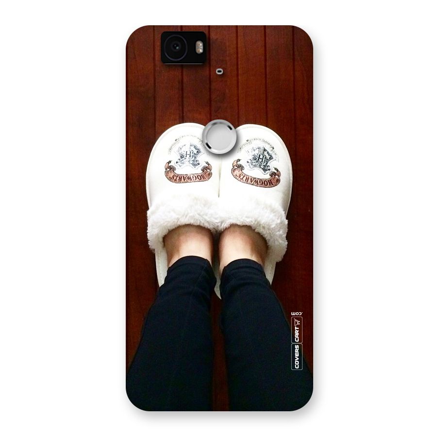 White Feets Back Case for Google Nexus-6P