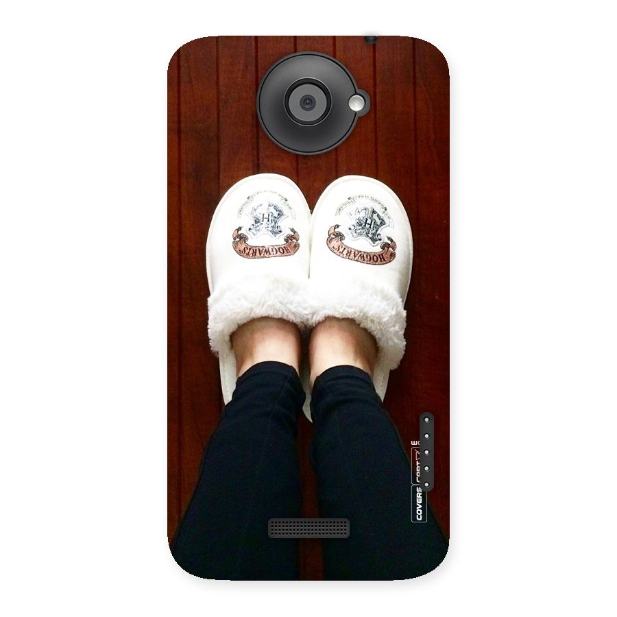White Feets Back Case for HTC One X