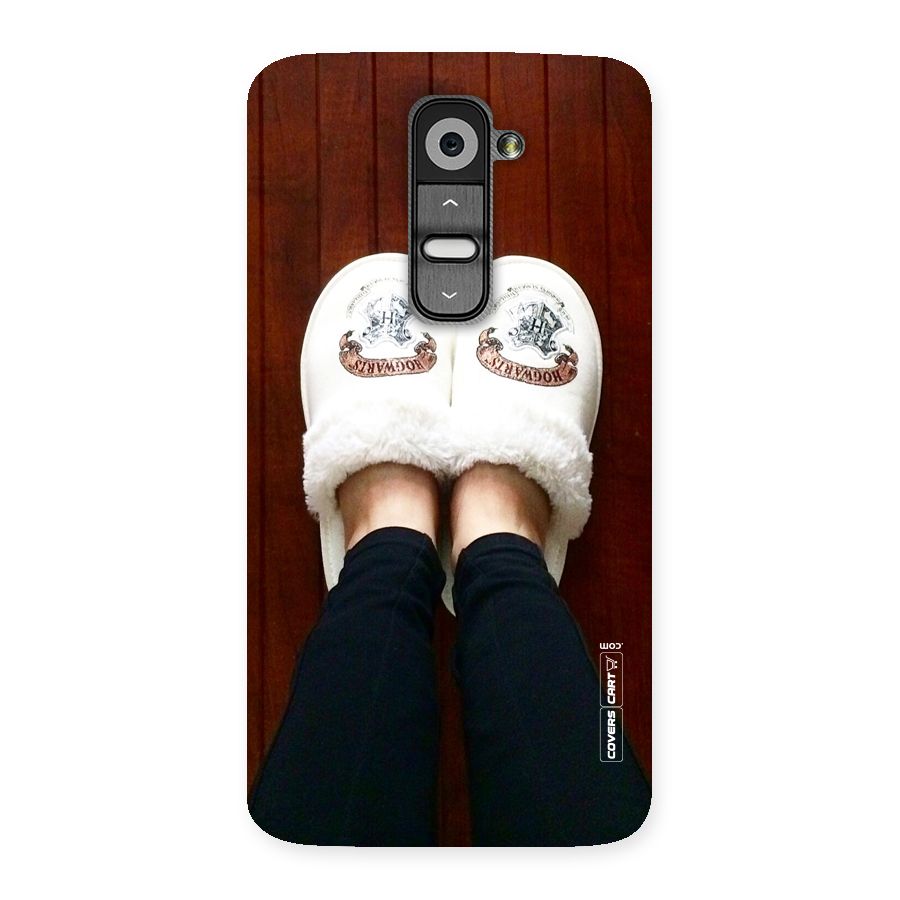 White Feets Back Case for LG G2