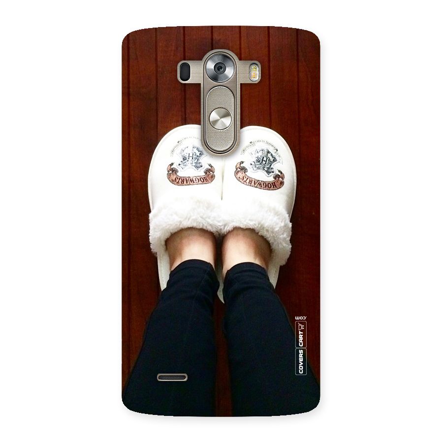 White Feets Back Case for LG G3