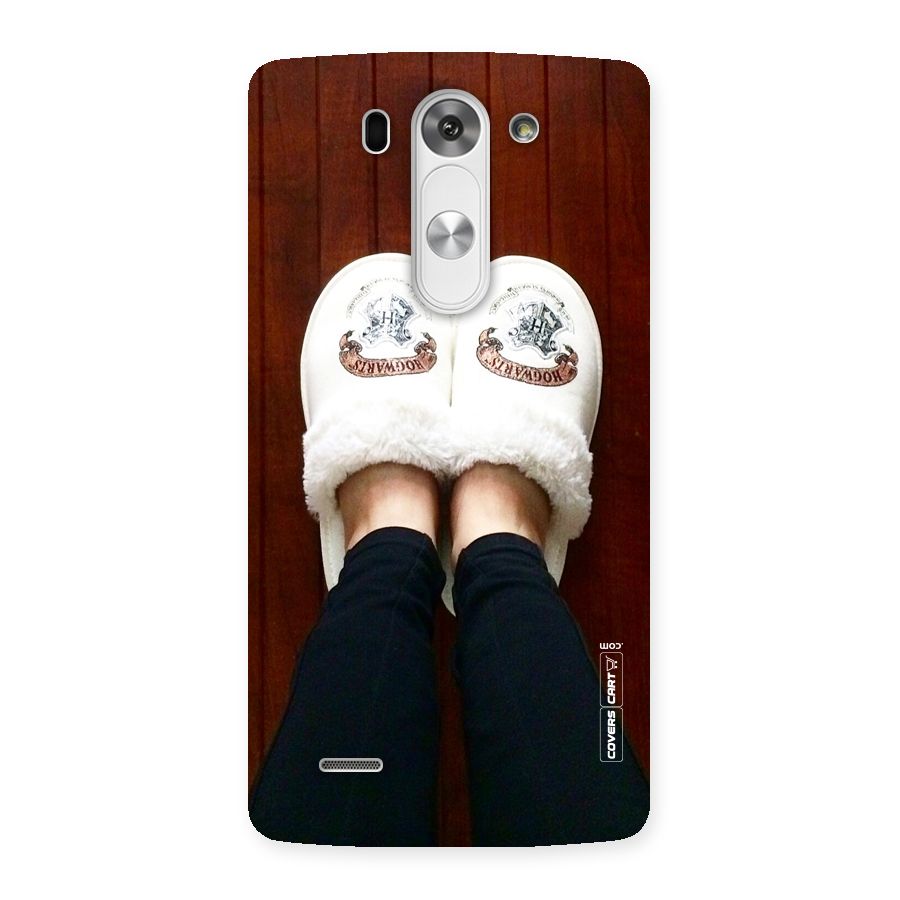 White Feets Back Case for LG G3 Beat