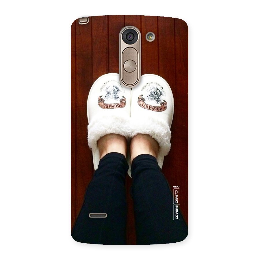 White Feets Back Case for LG G3 Stylus