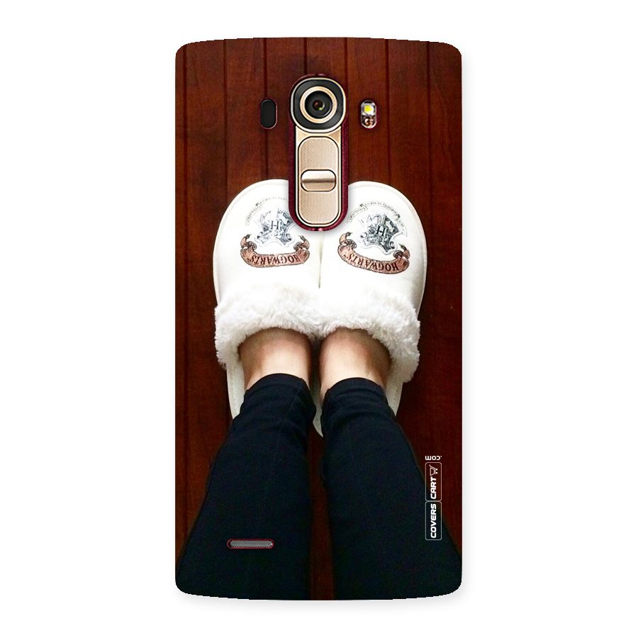 White Feets Back Case for LG G4