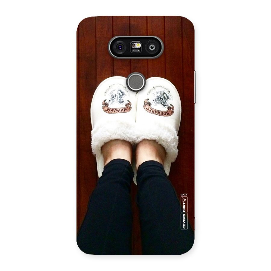 White Feets Back Case for LG G5