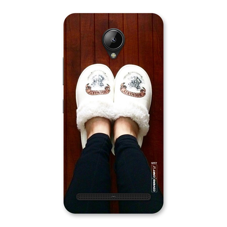 White Feets Back Case for Lenovo C2