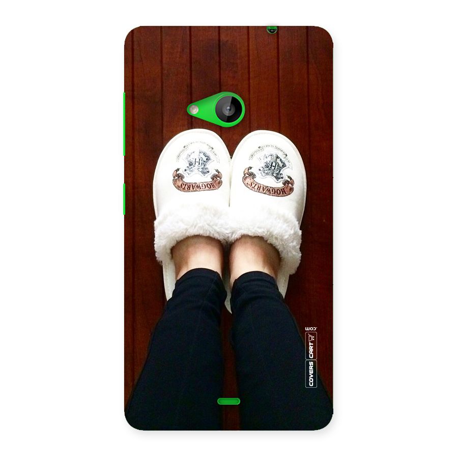 White Feets Back Case for Lumia 535
