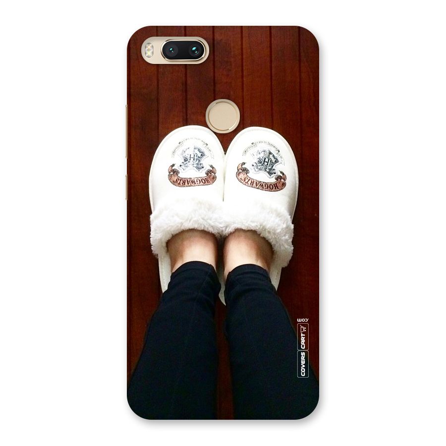 White Feets Back Case for Mi A1