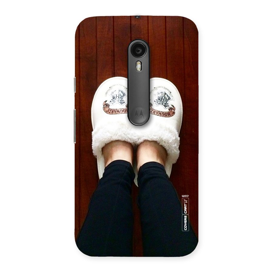 White Feets Back Case for Moto G3