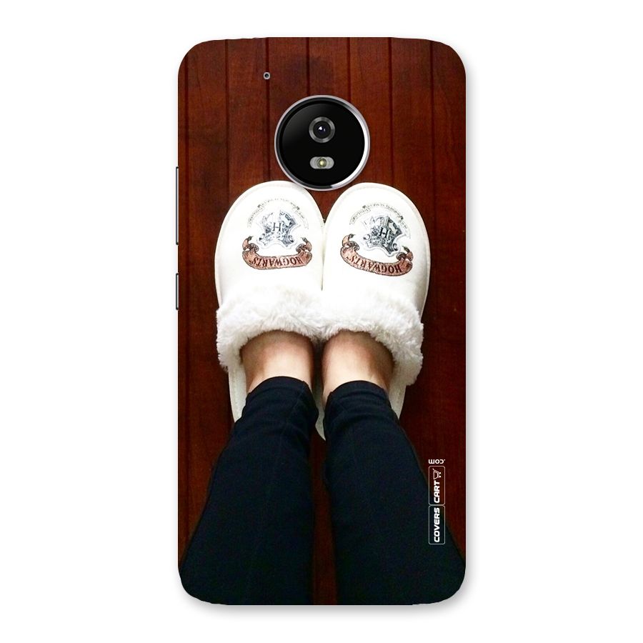 White Feets Back Case for Moto G5