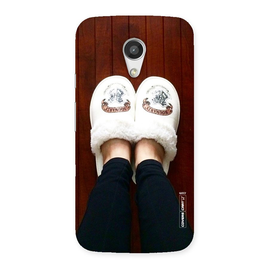 White Feets Back Case for Moto G 2nd Gen