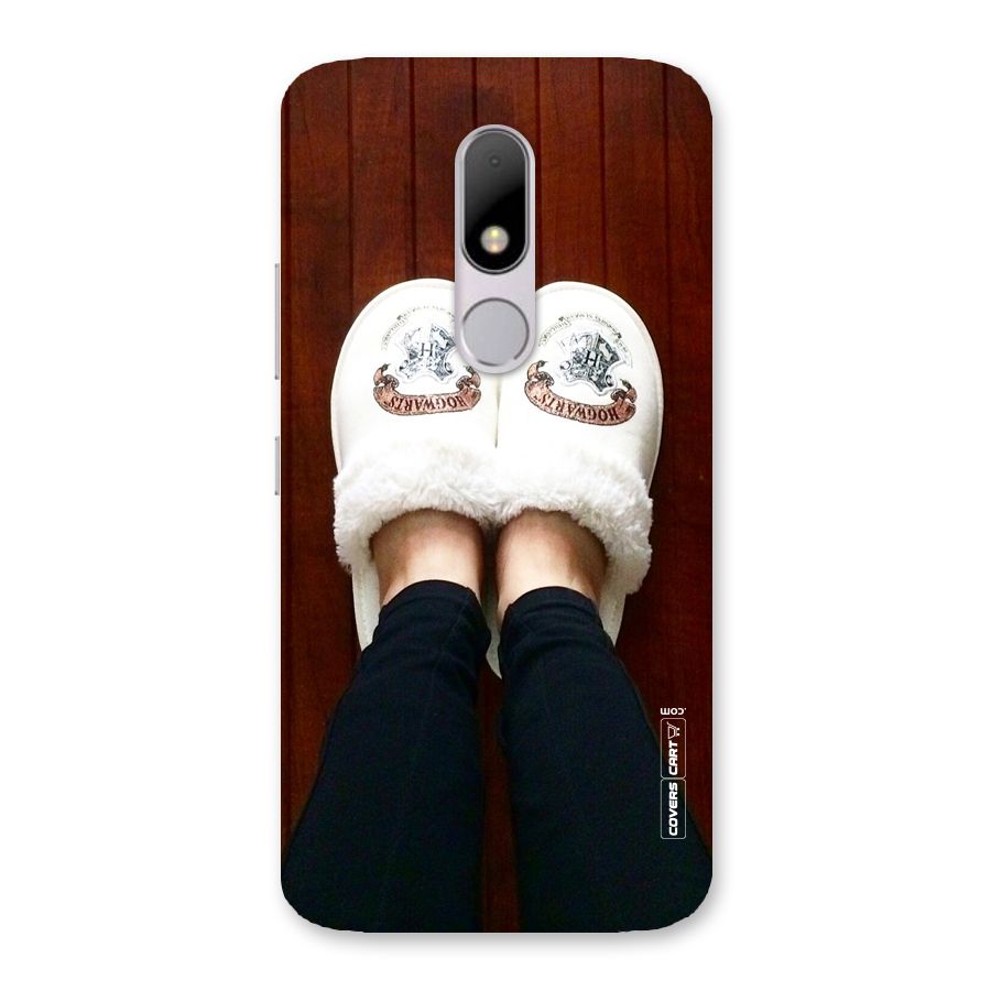 White Feets Back Case for Moto M