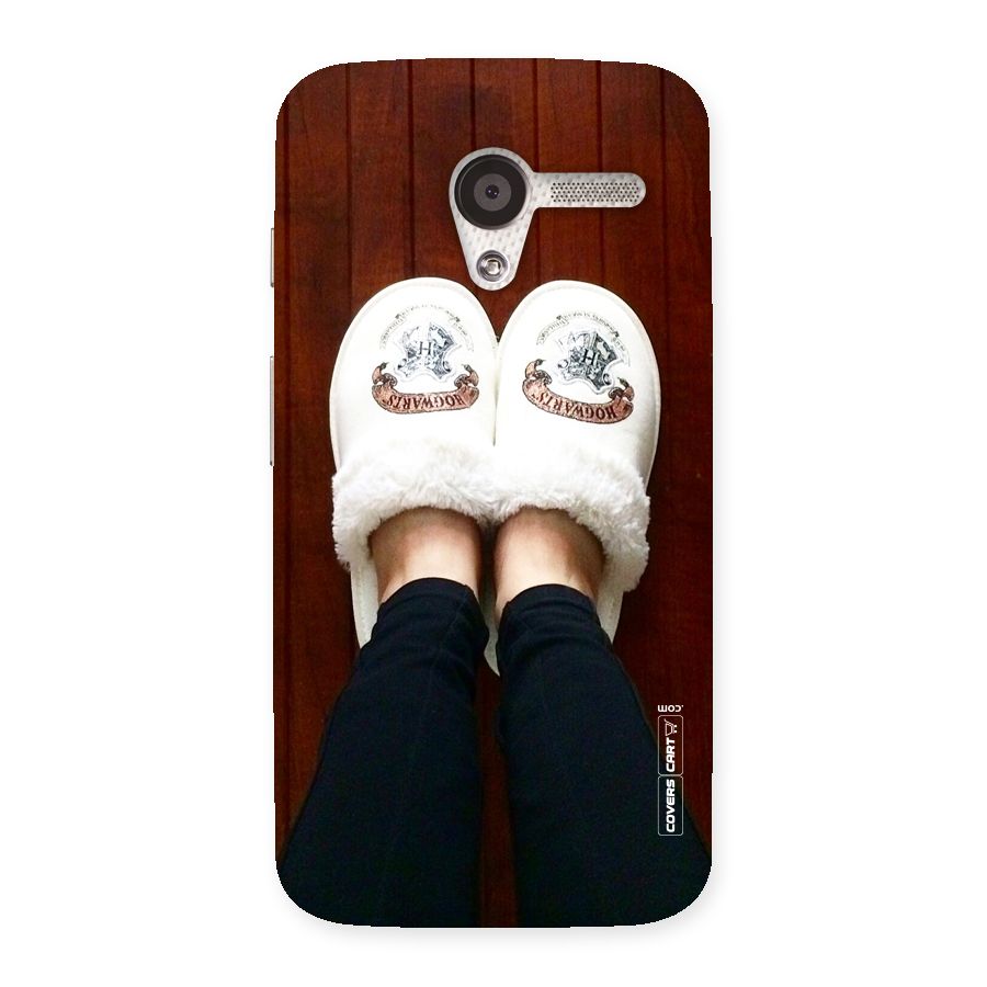 White Feets Back Case for Moto X
