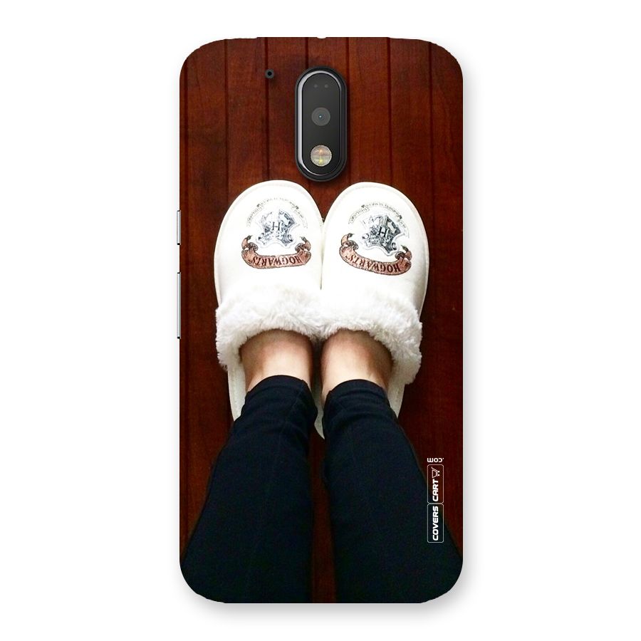 White Feets Back Case for Motorola Moto G4