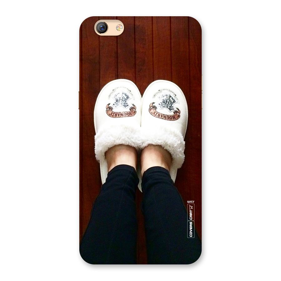 White Feets Back Case for Oppo F3 Plus