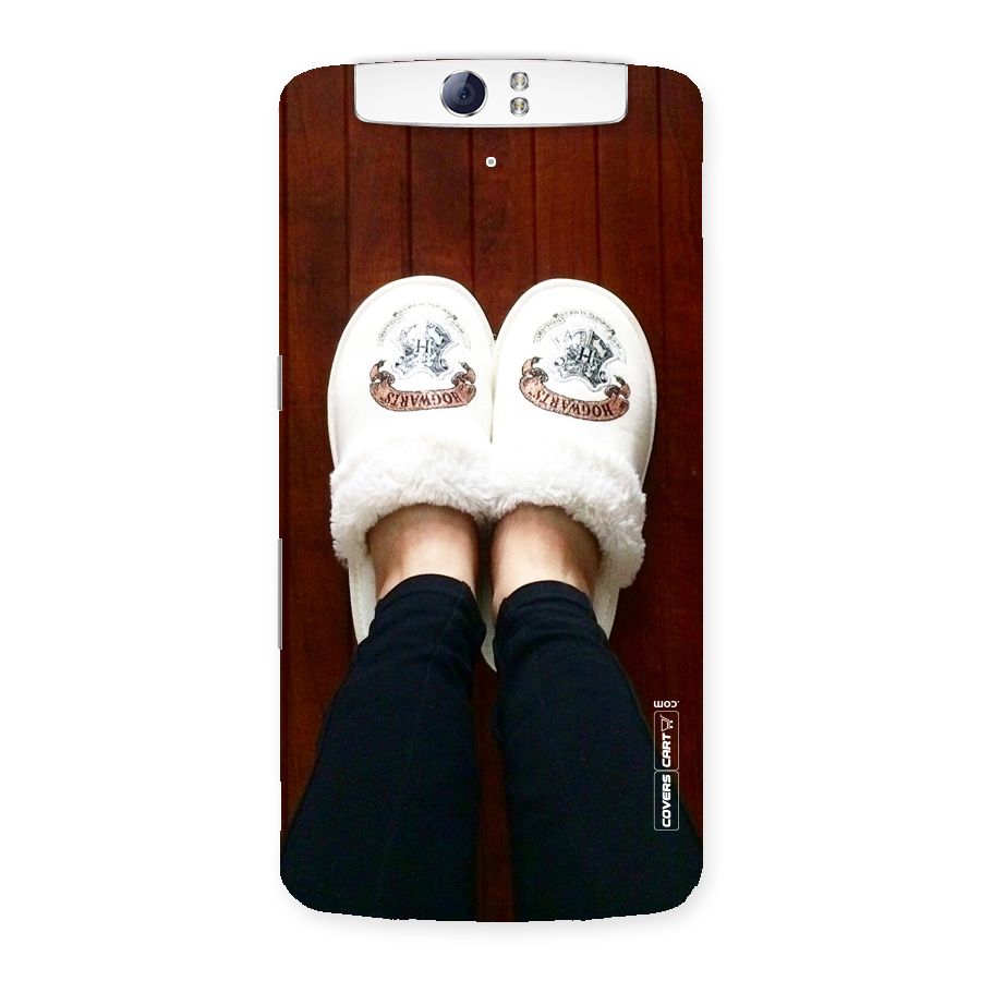 White Feets Back Case for Oppo N1